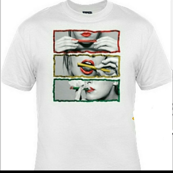 Brand New " Roll it, lick it, smoke it " Tee - Picture 4 of 7